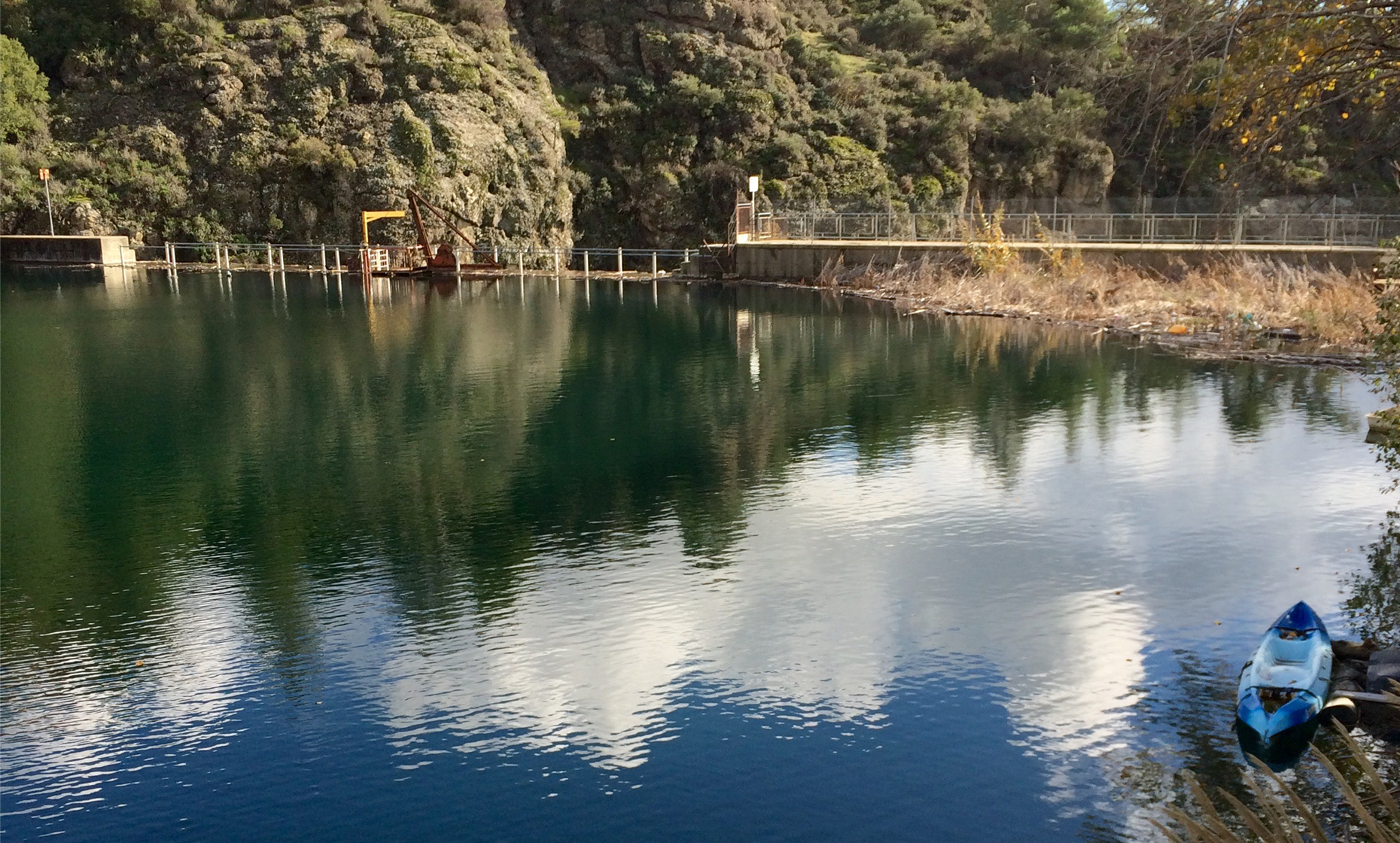 Saittas Dam in Moniatis